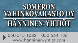 Someron Vahinkovarasto Oy / Hänninen-yhtiöt logo